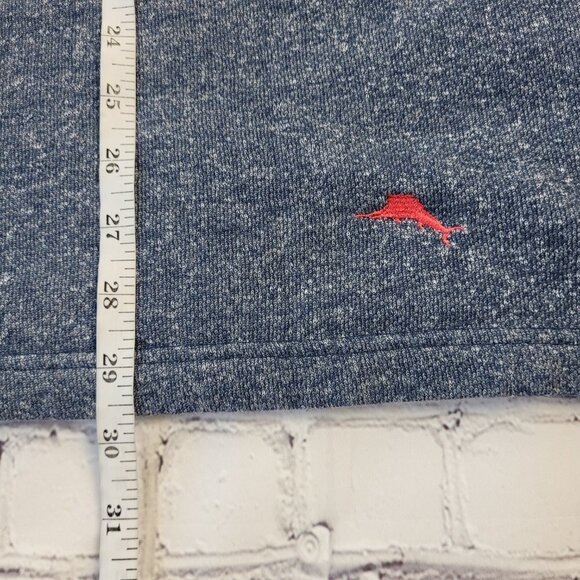 Tommy Bahama Men’s Casual pullover sweatshirt fleece lined crew neck blue XL - Picture 3 of 11